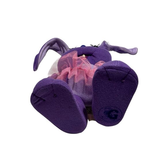 Vintage 12 Inch 89 Kenner GRABBITS Purple Bunny Stuffed Animal Plush Toy! RARE! - Picture 6 of 8